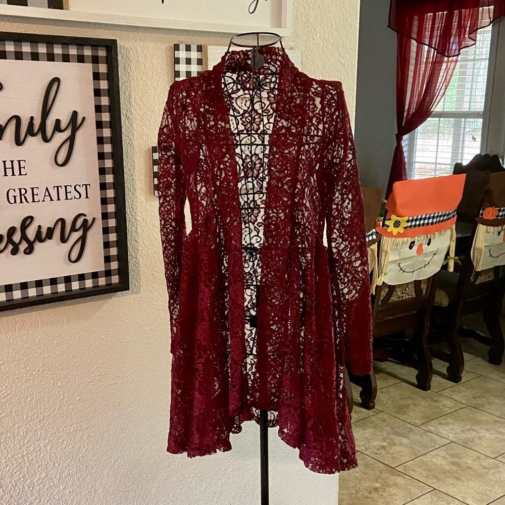 Ladies Lace Cardigan